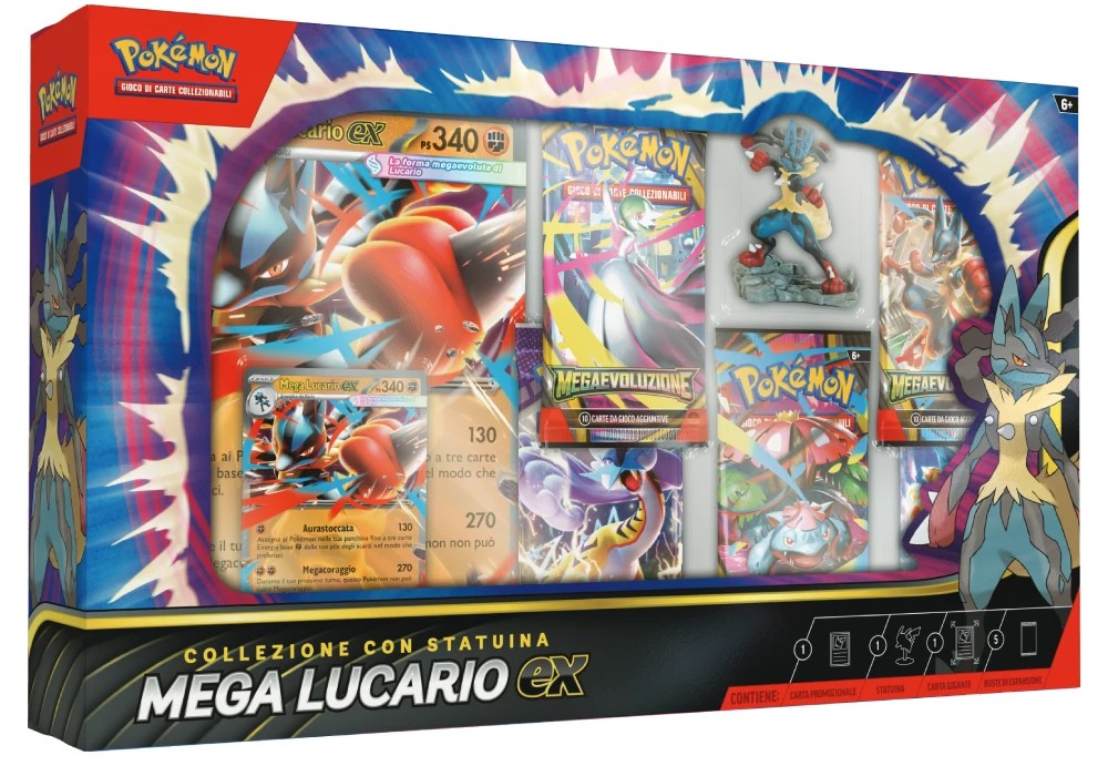 Collezione con Statuina - Mega Lucario ex (ITA)